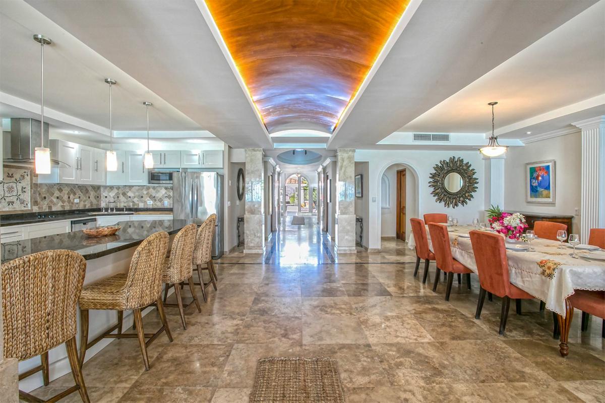 Villa rental St Martin - Dining area